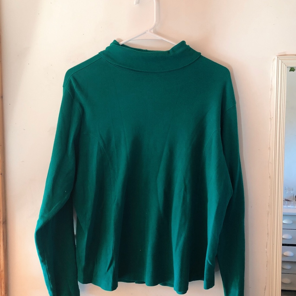 Turquoise Turtle Neck